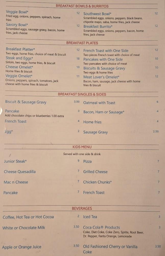 The Family Table Restaurant Menu image 2